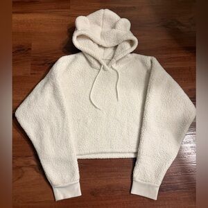 Gilly Hicks Cream Fleece Jacket